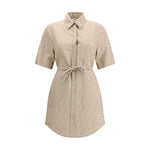 Robe en chambray Fendi