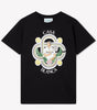 Casablanca Black Cotton T-Shirt