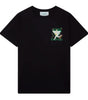 Casablanca Black Cotton T-Shirt