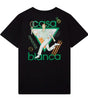 Casablanca Black Cotton T-Shirt