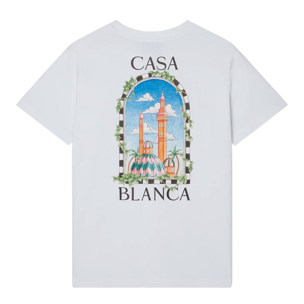 Casablanca Black Cotton Men T-Shirt