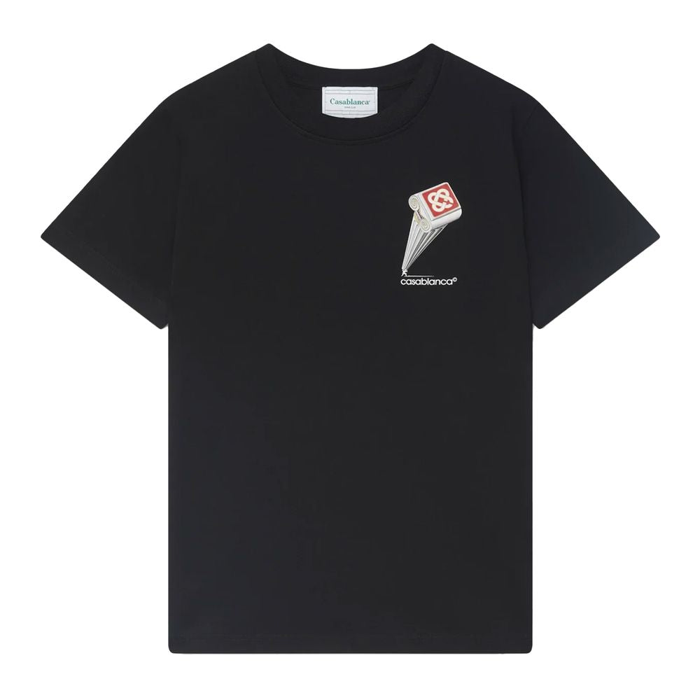 Casablanca Black Cotton T-Shirt