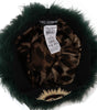 Dolce & Gabbana Elegant Emerald Cashmere Cloche Cap