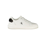 Baskets Calvin Klein en cuir blanc pour femme