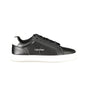 Baskets Calvin Klein en cuir noir pour homme