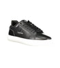 Baskets Calvin Klein en cuir noir pour homme