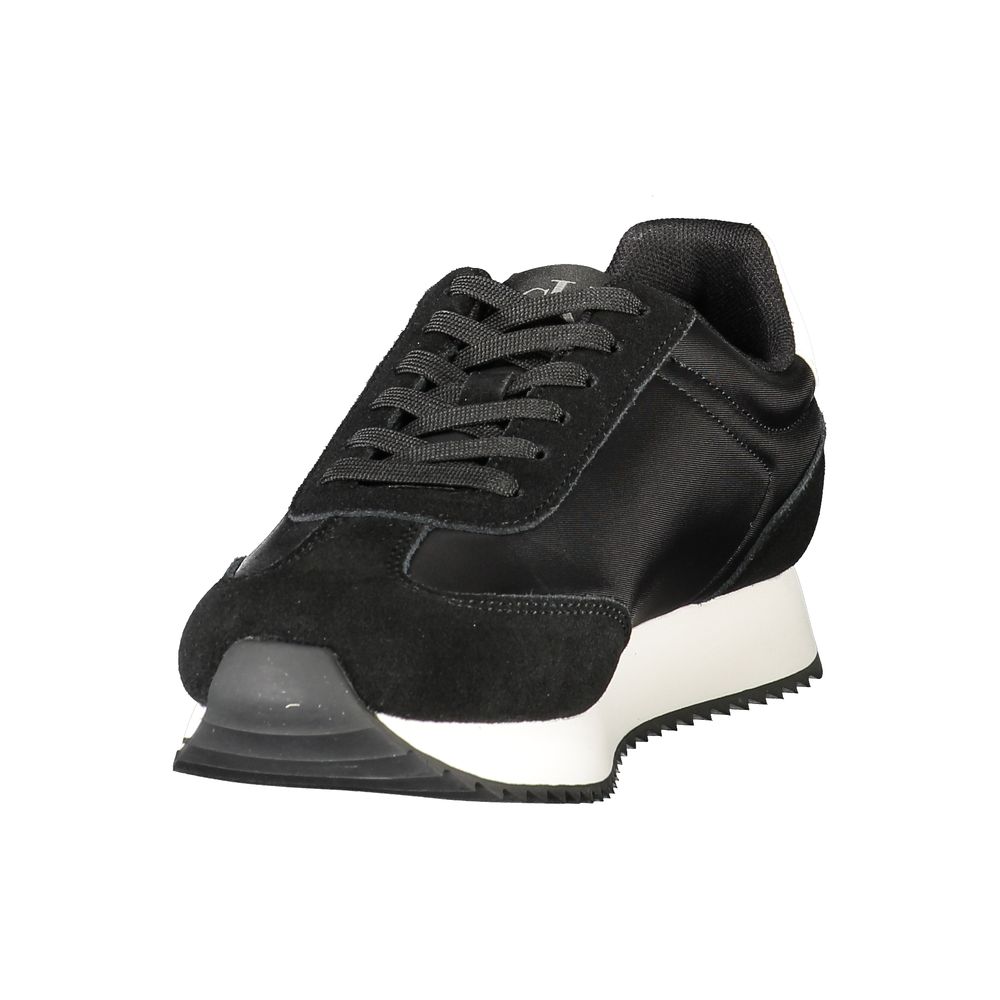 Baskets Calvin Klein en cuir noir pour femme