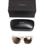 Dolce &amp; Gabbana White DG4231F Floral Acetate Rectangle Shades Sunglasses