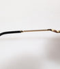 Dolce &amp; Gabbana DG2267 Black Gold Metal Full Rim Square Sunglasses
