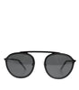 Dolce &amp; Gabbana Matte Black DG2276 Metal Rim Round Shades Sunglasses
