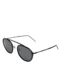 Dolce &amp; Gabbana Matte Black DG2276 Metal Rim Round Shades Sunglasses