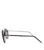 Dolce &amp; Gabbana Matte Black DG2276 Metal Rim Round Shades Sunglasses