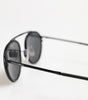 Dolce &amp; Gabbana Matte Black DG2276 Metal Rim Round Shades Sunglasses