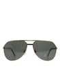 Dolce &amp; Gabbana Gold DG2106K Pilot Frame Tinted Lens Polarized Sunglasses