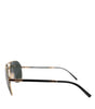 Dolce &amp; Gabbana Gold DG2106K Pilot Frame Tinted Lens Polarized Sunglasses
