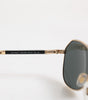 Dolce &amp; Gabbana Gold DG2106K Pilot Frame Tinted Lens Polarized Sunglasses