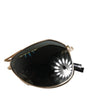 Dolce &amp; Gabbana Gold DG2106K Pilot Frame Tinted Lens Polarized Sunglasses