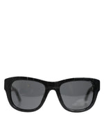 Dolce &amp; Gabbana Black Leather Frame DG4177 Tinted Lens Sunglasses