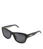 Dolce &amp; Gabbana Black Leather Frame DG4177 Tinted Lens Sunglasses