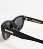 Dolce &amp; Gabbana Black Leather Frame DG4177 Tinted Lens Sunglasses