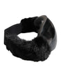 Dolce &amp; Gabbana Black Bi0759 Lace Mirrored Ski Goggles Mask Sunglasses