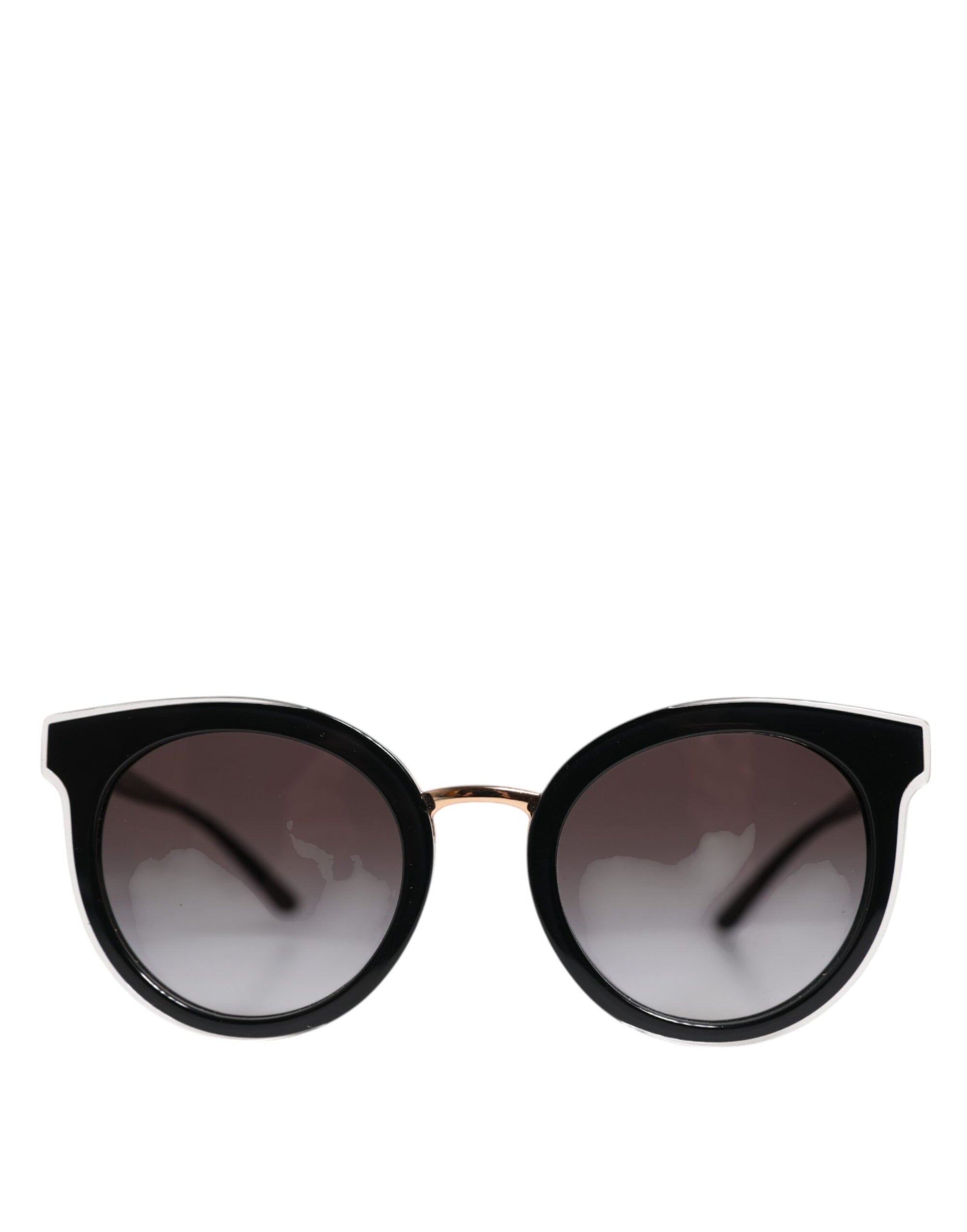 Dolce &amp; Gabbana Black Transparent Trim Round DG4371-F Eyewear Sunglasses