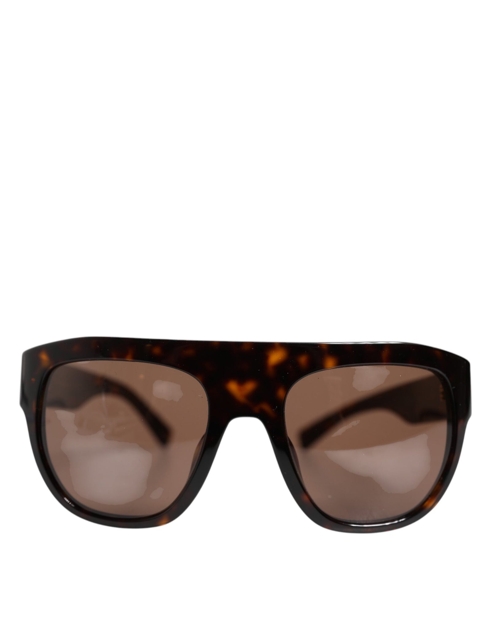 Dolce &amp; Gabbana Dark Brown Havana DG4398F Square Frame Eyewear Sunglasses