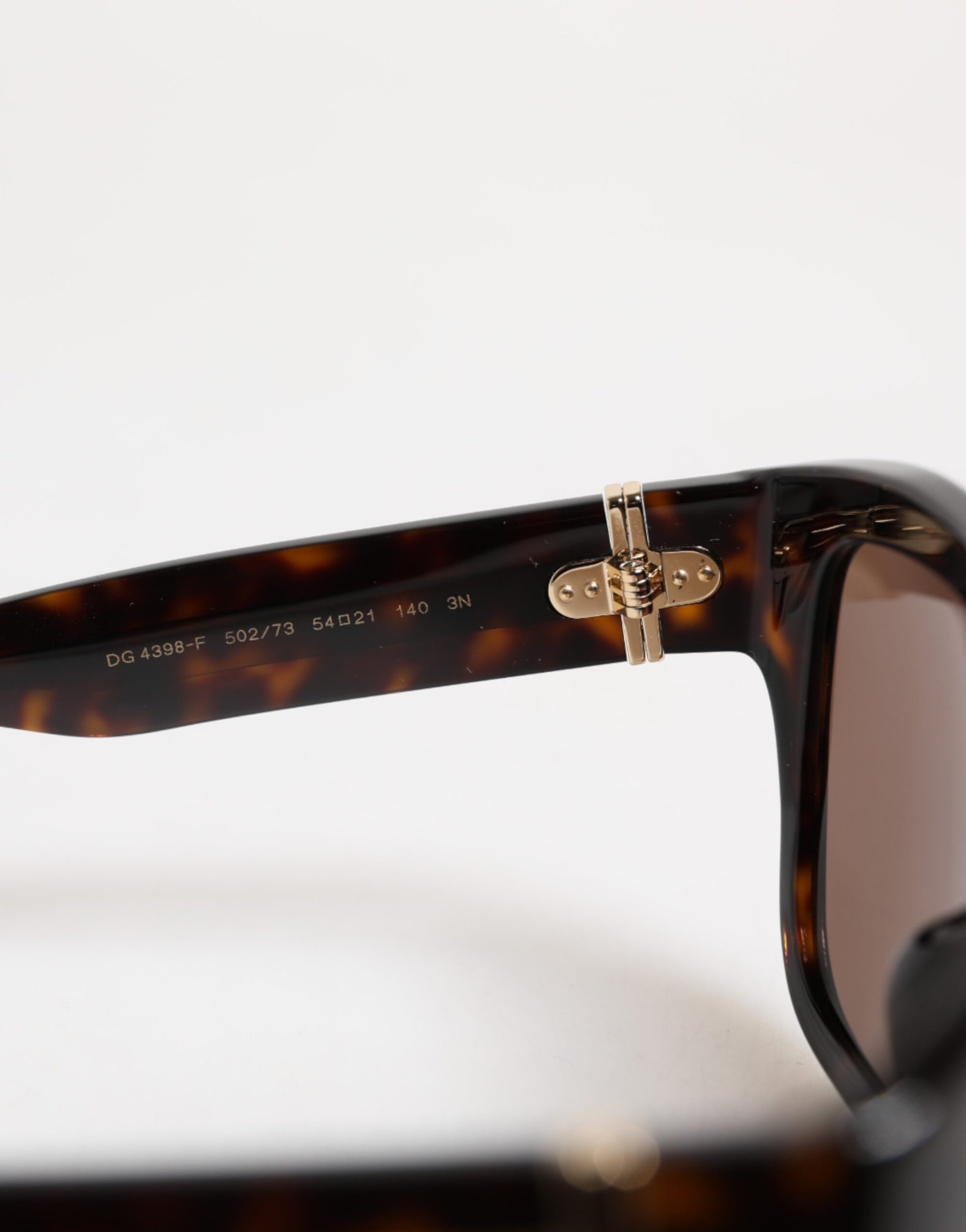 Dolce &amp; Gabbana Dark Brown Havana DG4398F Square Frame Eyewear Sunglasses