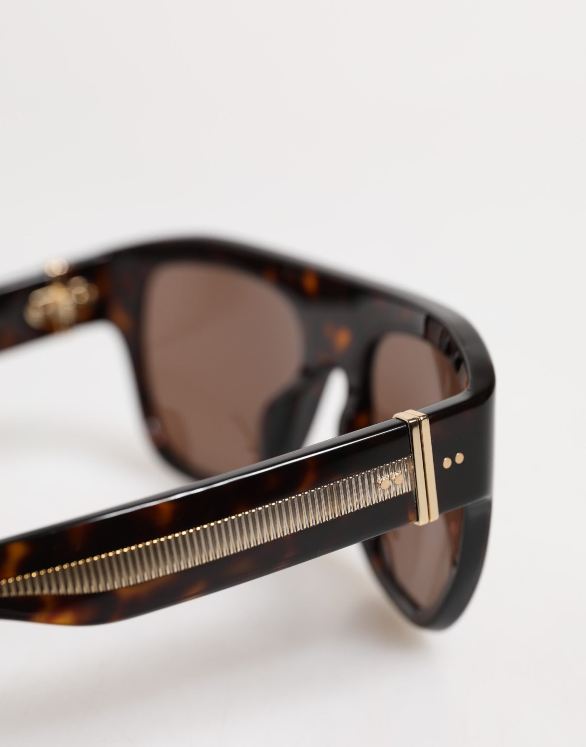 Dolce &amp; Gabbana Dark Brown Havana DG4398F Square Frame Eyewear Sunglasses