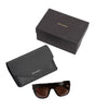 Dolce &amp; Gabbana Dark Brown Havana DG4398F Square Frame Eyewear Sunglasses