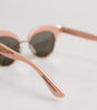 Dolce &amp; Gabbana Pink Gold Mirrored Cat Eye DG6109 Sequined Sunglasses