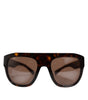 Dolce &amp; Gabbana Dark Brown Havana DG4398F Square Frame Eyewear Sunglasses