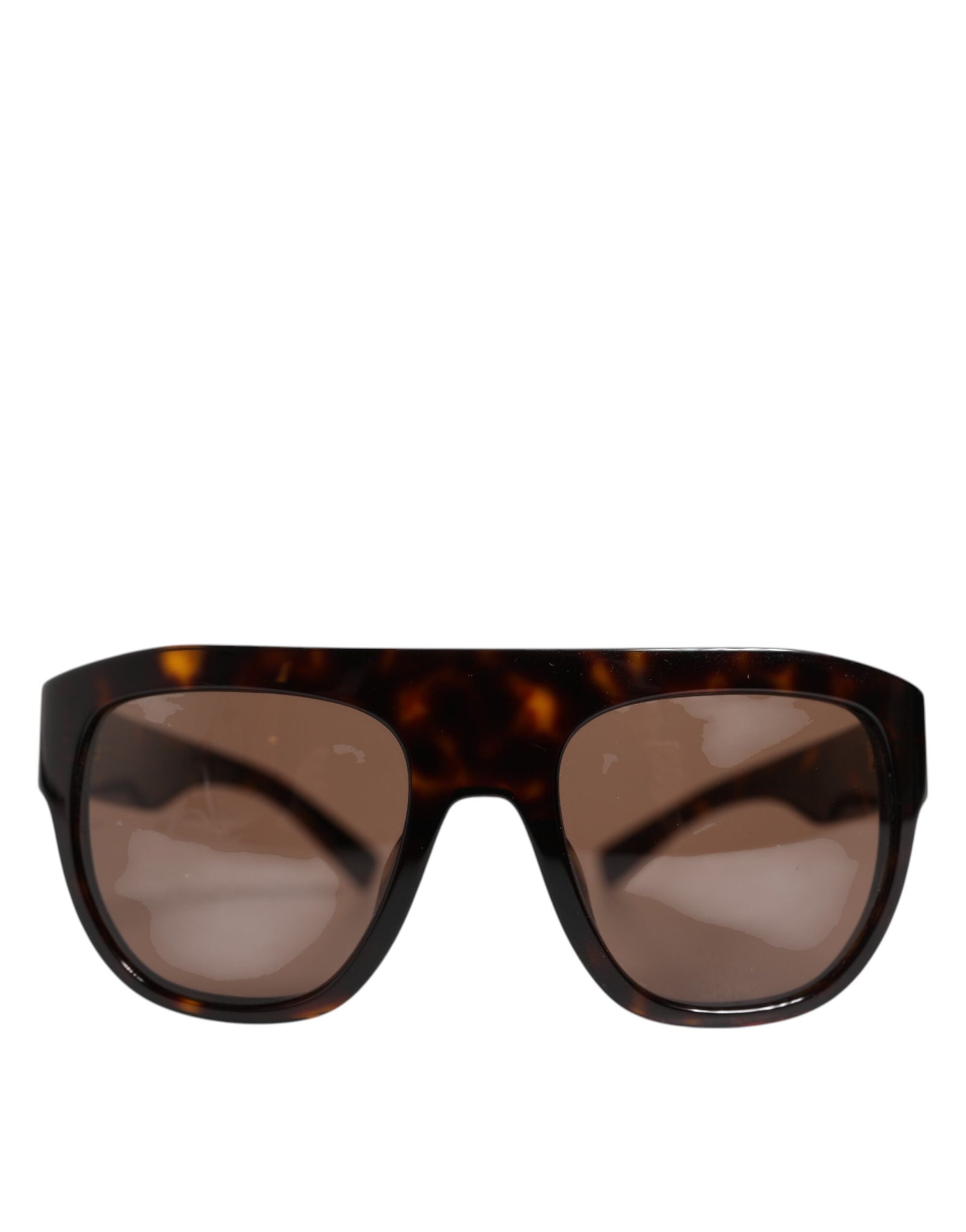 Dolce &amp; Gabbana Dark Brown Havana DG4398F Square Frame Eyewear Sunglasses