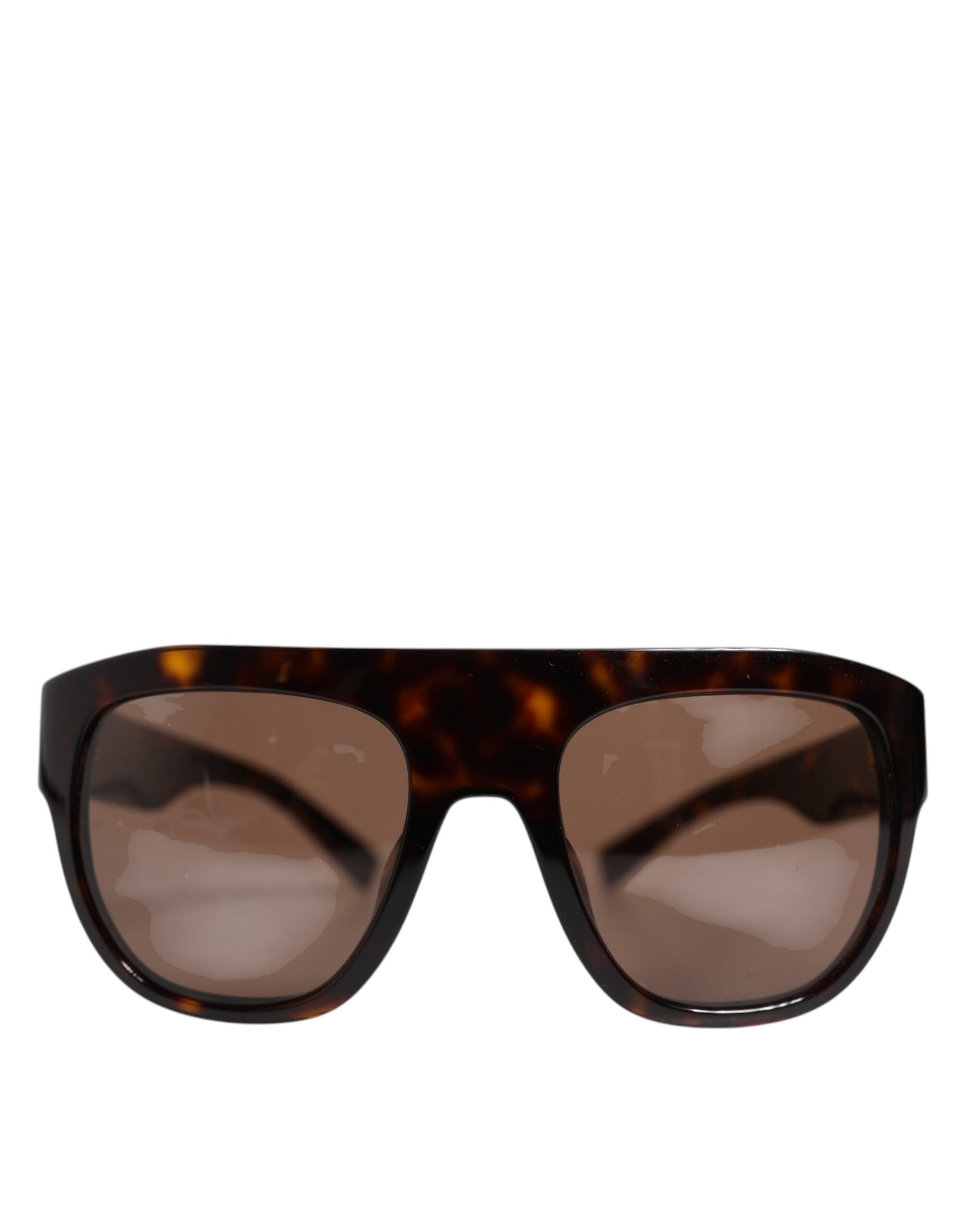 Dolce &amp; Gabbana Dark Brown Havana DG4398F Square Frame Eyewear Sunglasses