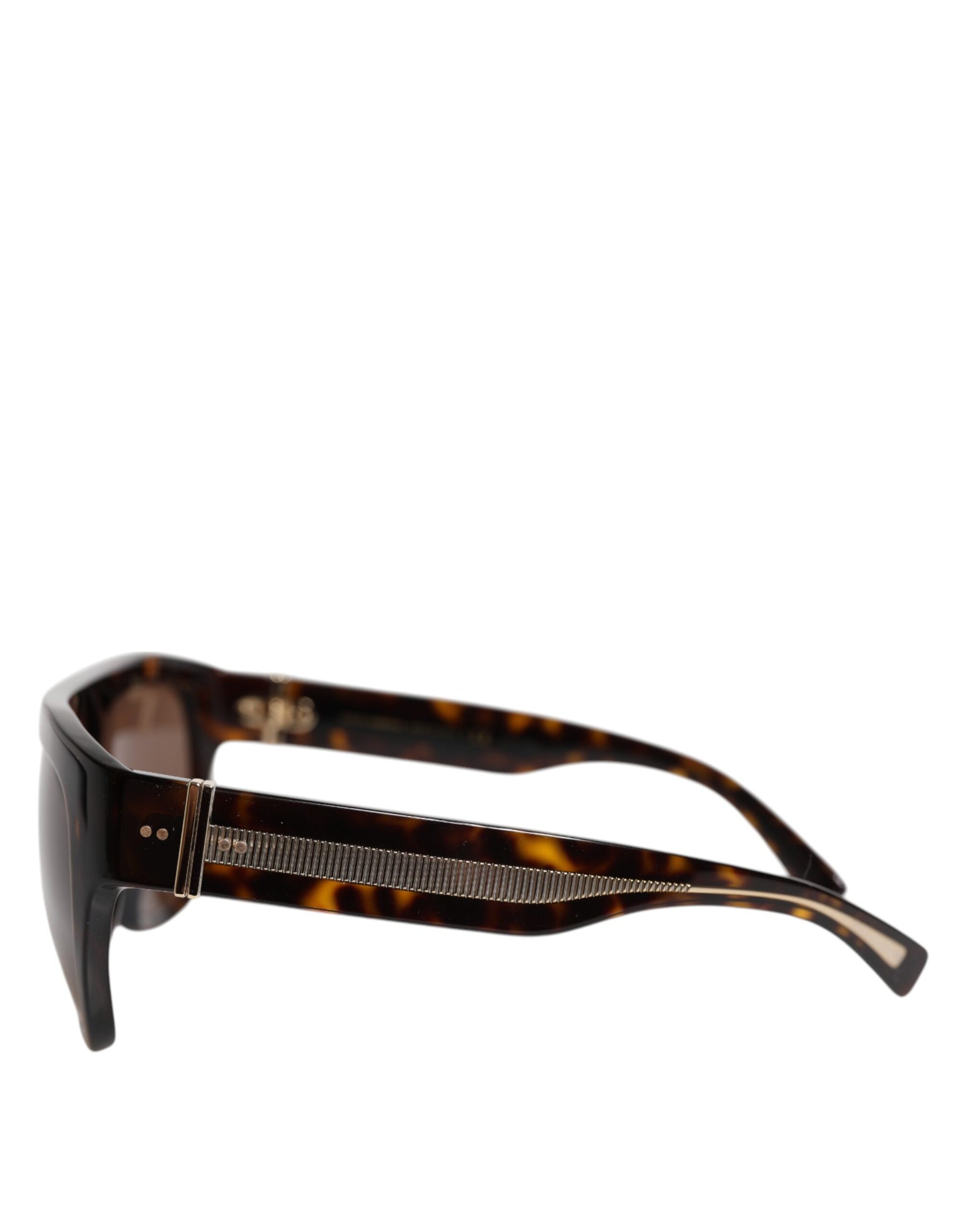 Dolce &amp; Gabbana Dark Brown Havana DG4398F Square Frame Eyewear Sunglasses