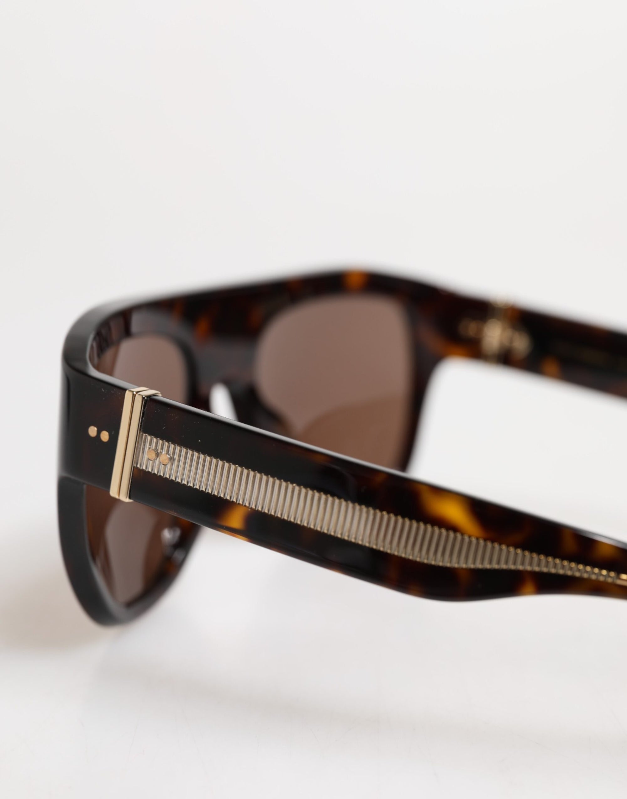 Dolce &amp; Gabbana Dark Brown Havana DG4398F Square Frame Eyewear Sunglasses