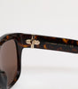 Dolce &amp; Gabbana Dark Brown Havana DG4398F Square Frame Eyewear Sunglasses