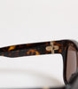 Dolce &amp; Gabbana Dark Brown Havana DG4398F Square Frame Eyewear Sunglasses