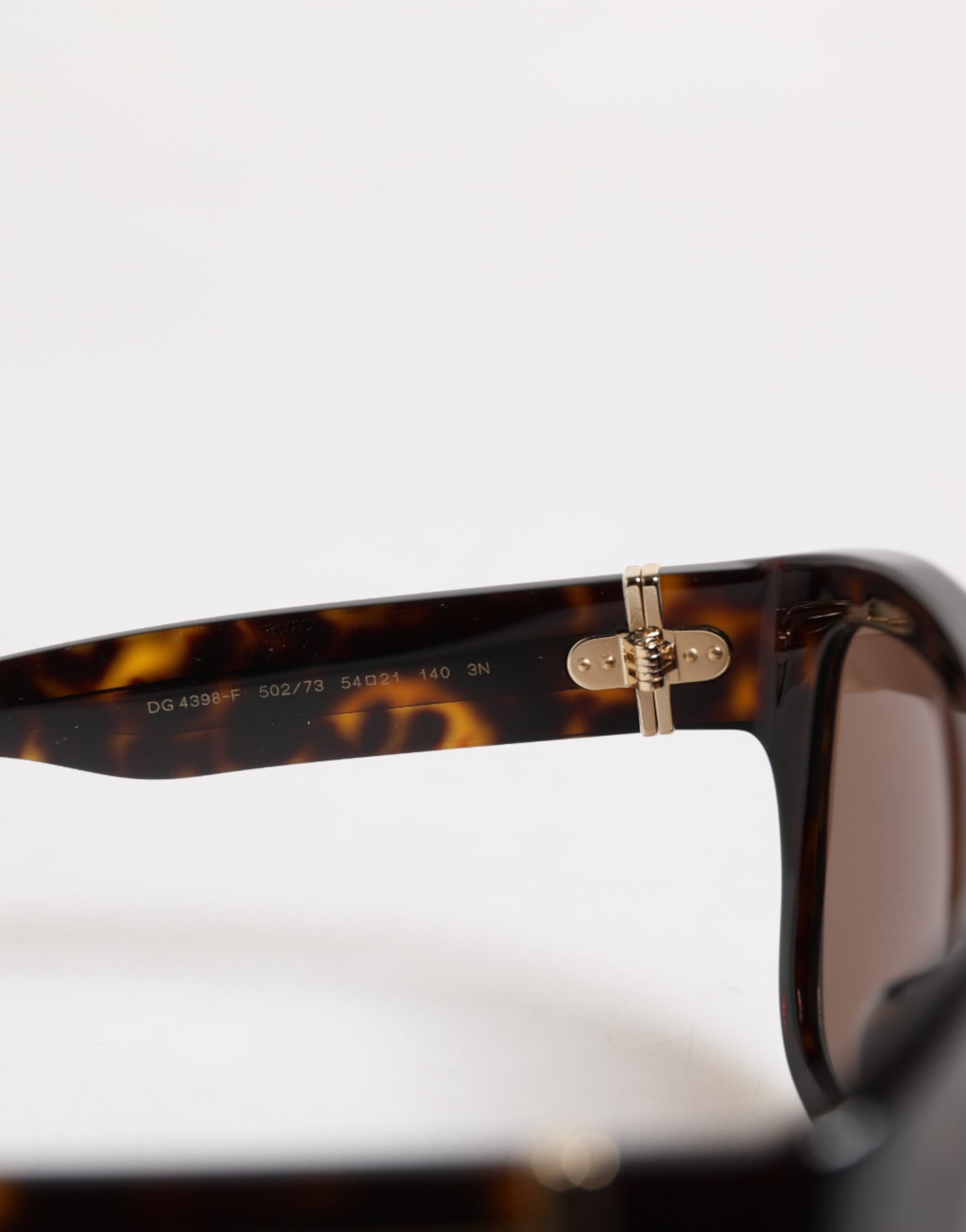 Dolce &amp; Gabbana Dark Brown Havana DG4398F Square Frame Eyewear Sunglasses
