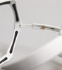 Dolce &amp; Gabbana White Acetate Next Generation Mask Eyewear Sunglasses