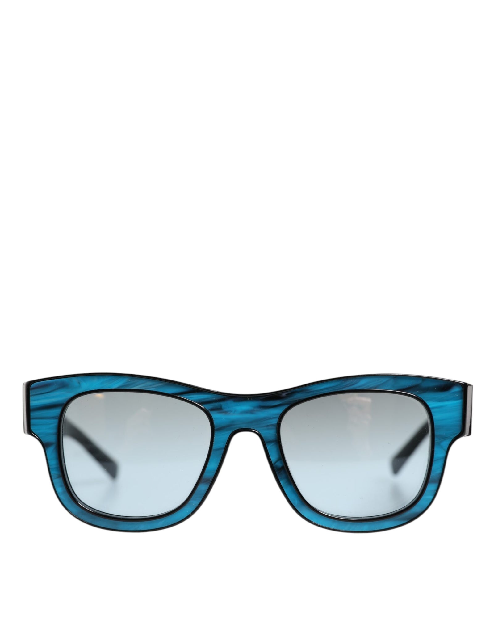 Dolce &amp; Gabbana Blue Black Marbled Metal DG2215K Eyewear Sunglasses