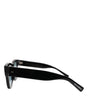 Dolce &amp; Gabbana Blue Black Marbled Metal DG2215K Eyewear Sunglasses