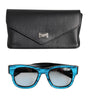 Dolce &amp; Gabbana Blue Black Marbled Metal DG2215K Eyewear Sunglasses