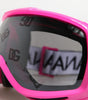 Dolce &amp; Gabbana Fuchsia Pink Logo Ski Goggles DG6182 Mask Sunglasses