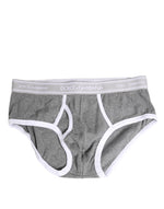 Slip homme Dolce & Gabbana en coton stretch gris