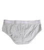 Sous-vêtement régulier en coton stretch gris Dolce & Gabbana