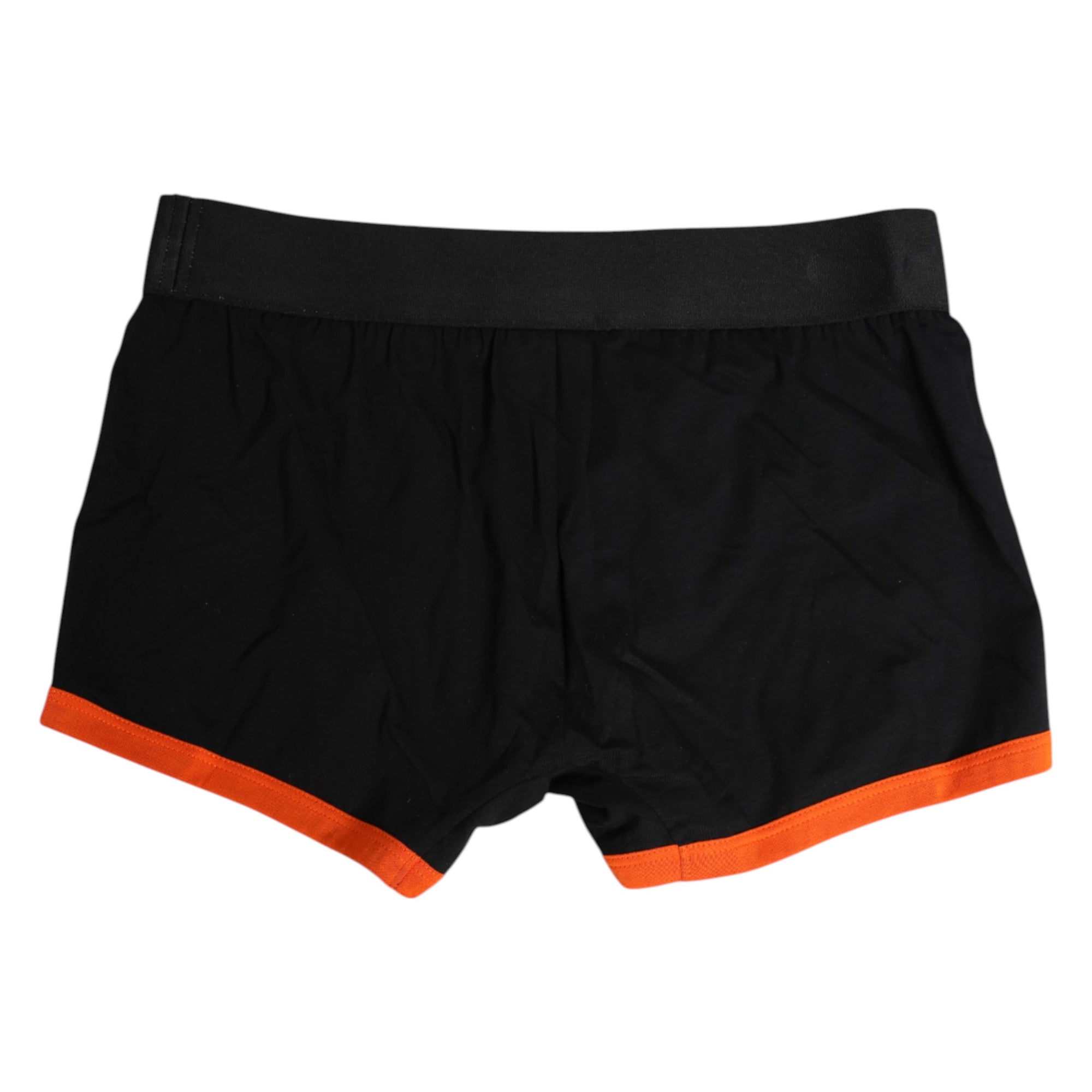 Boxer classique en coton stretch noir Dolce & Gabbana