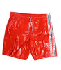 Dolce & Gabbana Red Nylon Drawstring Beachwear Shorts Swimwear