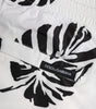Dolce & Gabbana White Black Print Beachwear Shorts Swimwear