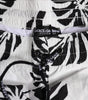 Dolce & Gabbana White Black Print Beachwear Shorts Swimwear